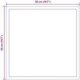  LED kupaonsko ogledalo s ogledalom *Transparent*an 50 x 50 cm | shoptok.hr