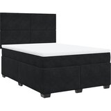 Maison Chic Box spring postelja - Vzmetna postelja z vzmetnico črna 140x200 cm žamet SL24671, (21879569) | Shoptok.si
