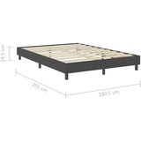 Box spring okvir za krevet od tkanine sivi 180 x 200 cm | Eponuda.ba