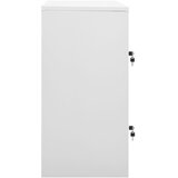 Ormarić s ključem svjetlosivi-crveni 90 x 45 x 92,5 cm čelični | shoptok.hr