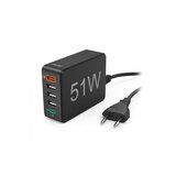 Hama stanica za punjenje 51W QC3.0, 3xUSB-A, usb-c cene