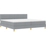 s opruga kutije Svijetlo siva 200 x 200 cm tkanina | shoptok.hr