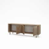 Marckeric TV komoda u dekoru hrasta u prirodnoj boji 180x60,5x35 cm Salma – | shoptok.hr