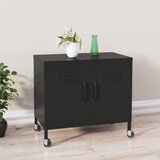 Ormarić za pohranu crni 60 x 35 x 56 cm čelični | shoptok.hr