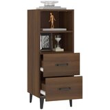  Komoda rjavi hrast 34,5x34x90 cm konstruiran les, (20654181) | Shoptok.si