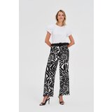 Marisse Viscose Trousers With A Belt, Black | Eponuda.ba