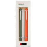  Set kemijskih olovaka Miquelrius Hidden Forest metalna plavi ispis Zelena i narančasta 2/1 MR12030 | shoptok.hr