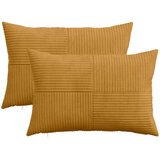  Presvlaka za jastuk 2 pcs ALMELO Žuta 50 x 70 cm Kord | shoptok.hr