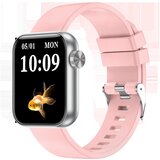 INF Pametna ura s funkcijo Bluetooth za klicanje in spremljanje zdravja - srebrna Pink, (21644849) | Shoptok.si