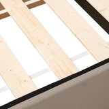 P & B POSTELJA Z VZMETNICO 140 cm x 200 cm , tekstil peščene barve | Shoptok.si