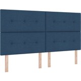 Naslon za glavu s gumbima Plava 180 cm Tkanina | shoptok.hr