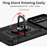 SUNSKY Hybrid Armor ovitek za Samsung A57, Črn | Shoptok.si