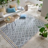 Flair Rugs Rumena/modra notranja in zunanja preproga 120x170 cm Zia Trellis – | Shoptok.si