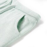  Dječje kratke hlače s vezicom miješana svijetla boje mente 116 | shoptok.hr