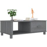  Stolić za kavu HAMAR tamnosivi 100x55x35 cm od masivne borovine | shoptok.hr