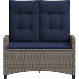  Vrtna klupa s jastukom 105 x 60 x 112 cm čelik | Eponuda.com