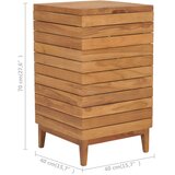  Košara za rublje 40 x 40 x 70 cm od masivne tikovine - 40 x 40 x 70 cm 1 | shoptok.hr