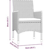  9-dijelni vrtni blagovaonski set s jastucima crni | shoptok.hr