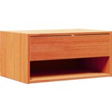  Noćni ormarić montiran na zid s ladicama Zidne 2 pcs Voštano smeđa | shoptok.hr