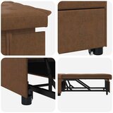  Krevet na razvlačenje Smeđa 194 x 67 x 82 cm Huahua Tkanina | shoptok.hr