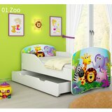 ACMA Dječji krevet ACMA s motivom + ladica 140x70 cm 31-owls | shoptok.hr