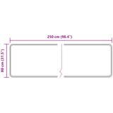  za tepih MARSA Crna 80 x 250 cm Poliester i PVC | shoptok.hr