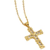 Ogrlica AR-21725 - Zlatna KP21725 | shoptok.hr
