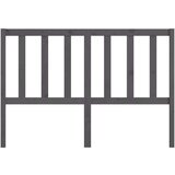  Posteljno vzglavje sivo 166x4x100 cm trdna borovina, (20643254) | Shoptok.si