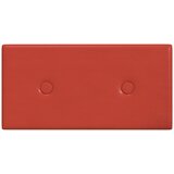  Zidna uzglavlja 12 pcs Crvena 30 x 15 cm Lažna koža | Eponuda.com