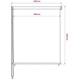  Vanjska rolo zavjesa 405 (Š) x 230 (V) cm bež | shoptok.hr