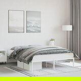 vidaXL Metalni okvir za krevet bijeli 160x200 cm Cijene