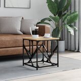 vidaXL Klubska mizica sonoma hrast 45x45x47,5 cm inženirski les Cene
