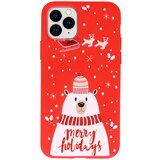  Gumijasti / gel etui Christmas za Xiaomi Redmi Note 9S / 9 Pro / 9 Pro Max - Polarni medved - rdeči | Shoptok.si