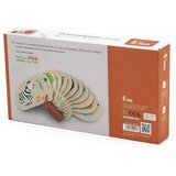 Viga drvena knjiga za učenje abecede i engleskog Montessori | shoptok.hr