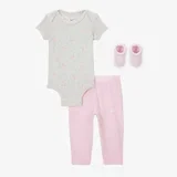 Nhn 3pk bodysuit & waffle pant