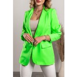Fenzy dalj&scaron;i blazer s klasičnim ovratnikom turina, neon zelen cene