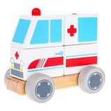  Drveni edukativni kombi hitne pomoći za sastavljanje - Ambulance | shoptok.hr
