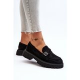 VINCEZA Black Flanila Women's Loafers with Strap | shoptok.hr