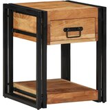  Noćni ormar Smeđa 40 x 40 x 50 cm Čvrsto drvo akacije | shoptok.hr