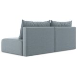 Makamii Plava baršunasti sklopiva/s prostorom za odlaganje sofa 216 cm Kalena – | shoptok.hr
