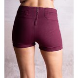 Gemre Burgundy women's shorts Stein | Shoptok.si