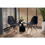 Jumi 4 x Stol EVA črn (ikeabox), (21999166) | Shoptok.si