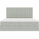  Krevet s od storage Svijetlo siva 180 x 200 cm Baršun Svjetlosiva | Shoptok.si