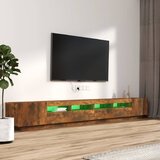  3-dijelni set TV ormarića LED boja dimljenog hrasta drveni | Eponuda.ba