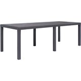  Miza iz plastike 220x90x72 cm izgled ratana rjava Cene