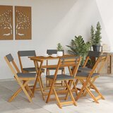  Vanjske bistro stolice 6 pcs Tamnosiva 40 x 53 x 80 cm | shoptok.hr