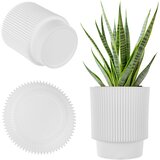 KADAX cvetlični lonec 13 cm pokrov za rastline plastični cvetlični lonec bele barve, (5000353552) | Shoptok.si