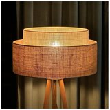  duolla - podna lampa yute boho 1xE27/15W/230V prečnika 45 cm braon/krem | Eponuda.com