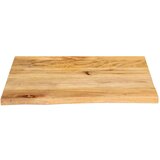 vidaXL Mizna plošča z naravnim robom 80x80x3,8 cm trden mangov les, (21410879) | Shoptok.si