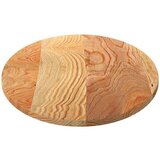 vidaXL Stolna ploča svjetlosmeđa 120x60x2 cm ovalna masivna hrastovina | shoptok.hr